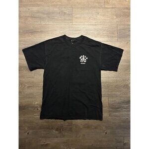 Vintage World Gym Staff T-Shirt M/L Men's Black Workout Fitness Spell Out 90s